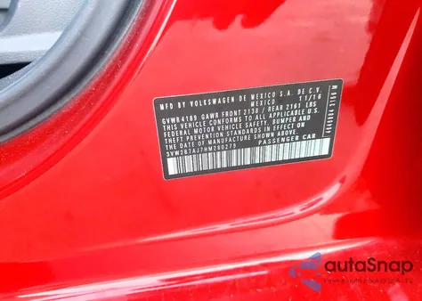 2017 Volkswagen Jetta S из США, поврежденный, VIN 3VW2B7AJ7HM280279